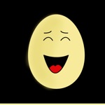 Yellow Egg Face Sticker Pack