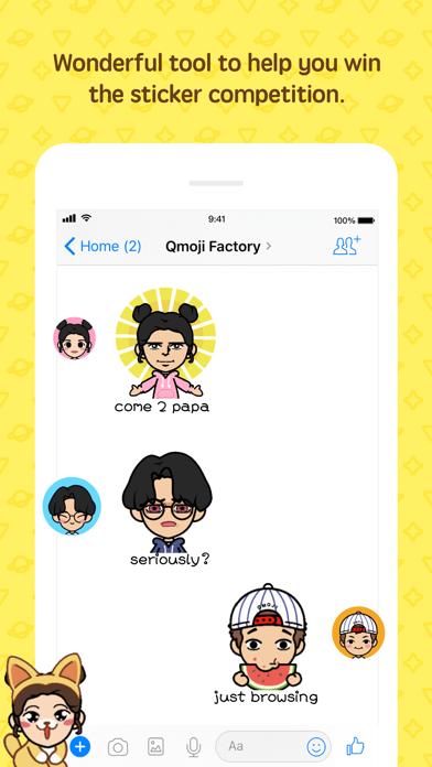 Qmoji - Avatar Emoji by Faceqのおすすめ画像3