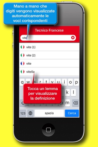 Dizionario Tecnico Francese screenshot 2