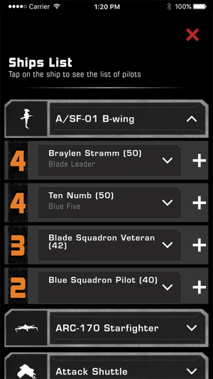 X-Wing Squad Builder by FFG(圖3)-速報App