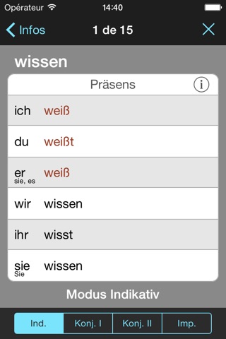 German Verbs & Conjugation screenshot 3