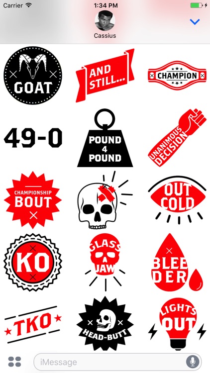 Knockout Stickers