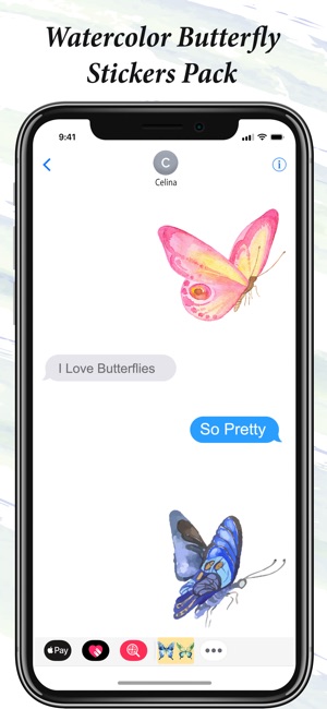 Butterfly Loving Stickers(圖4)-速報App