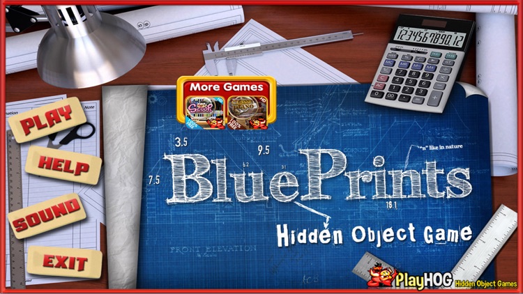 Blue Prints Hidden Object Game screenshot-3