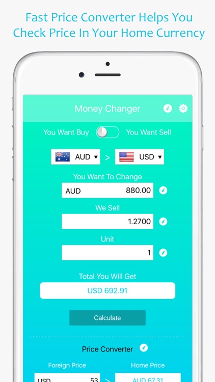 Money Changer Calculator