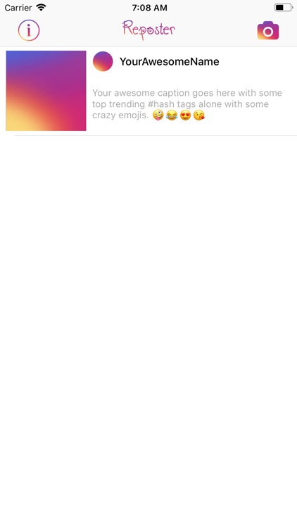 Reposter for Instagram.