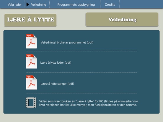 Lytte iPad Lytte iPad