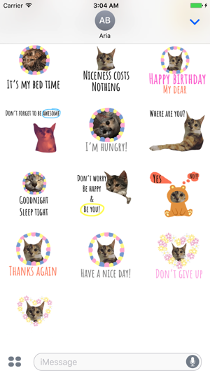 Chat With Cute Cat Sticker(圖3)-速報App