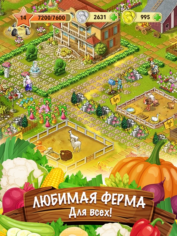 Ферма Джейн HD на iPad