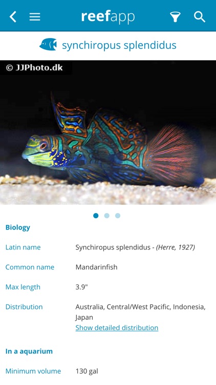 Reef App - Encyclopedia