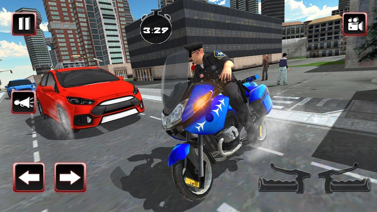 Traffic Cop Motorbike Rider 3D