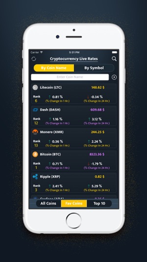 Crytocurrency Live Market Rate(圖2)-速報App