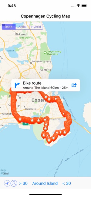 Copenhagen Cycling Map(圖2)-速報App
