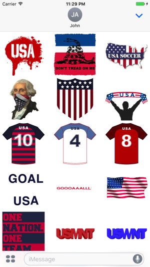 USA Soccer Stickers(圖2)-速報App