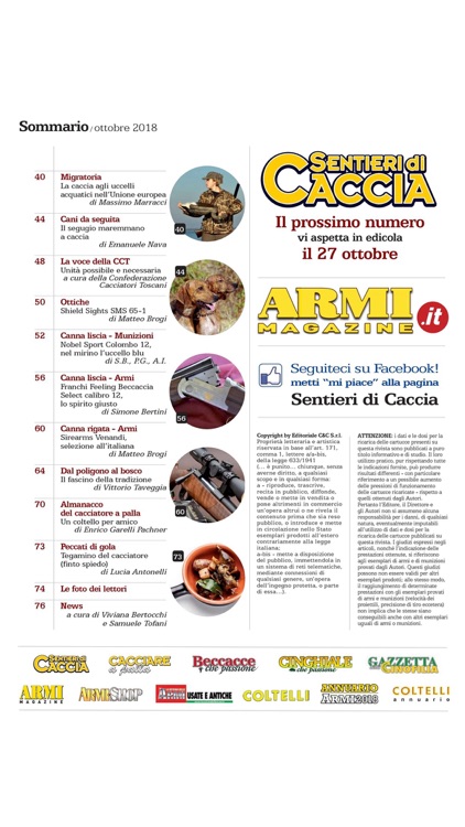 SENTIERI DI CACCIA.