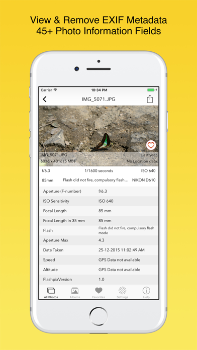 EXIF Viewer by Fluntro 앱스토어 스크린샷