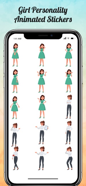 Women Personality Stickers(圖3)-速報App