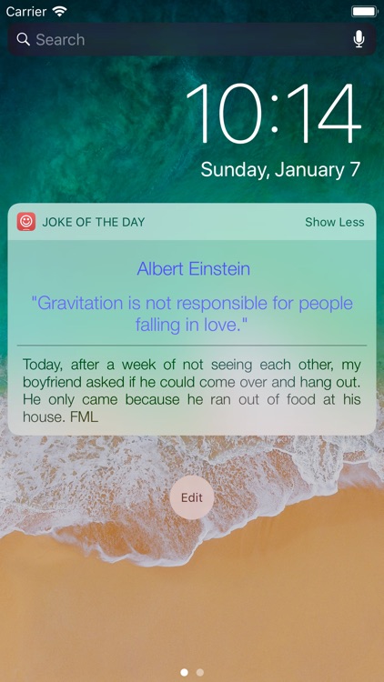 Joke of the Day Widget
