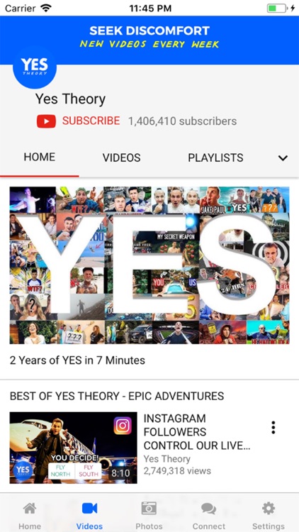 Yes Theory Connect