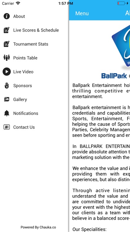 Ballpark Entertainment