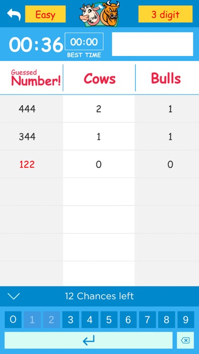 Cows & Bulls -Guess the Number screenshot 3