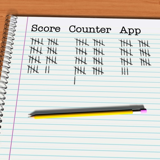 Score counter for iPhone icon