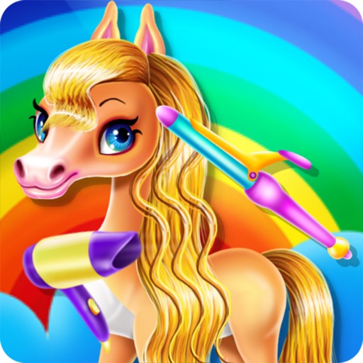 Rainbow Pony Beauty Salon Icon