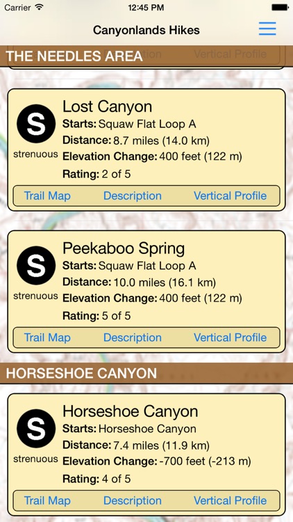 Hiking Canyonlands N. P.