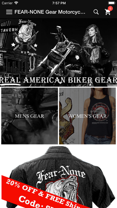 FEAR-NONE Motorcycle Gear screenshot 2
