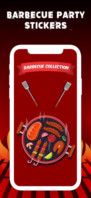 Barbecue Party Stickers