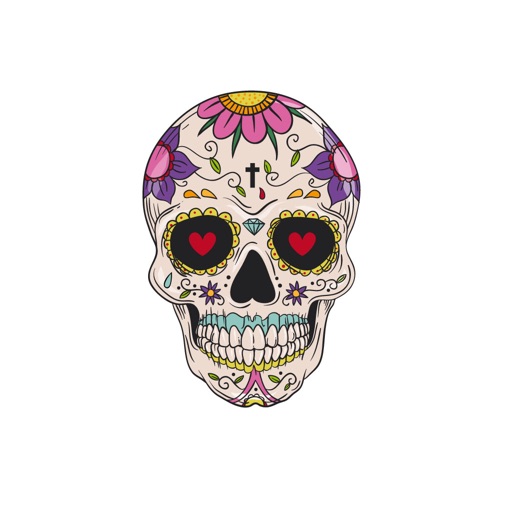 HD Sugar Skulls Sticker Pack