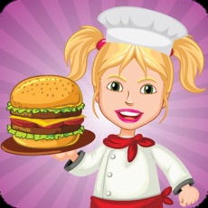 Activities of Burger Restaurant: Cooking