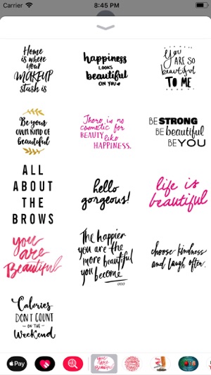 Beauty Love Quote Sticker Pack(圖4)-速報App