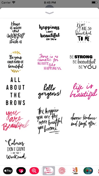 Beauty Love Quote Sticker Pack screenshot-3