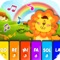 This is a children's piano game, children's toys are designed specifically for children and piano class design