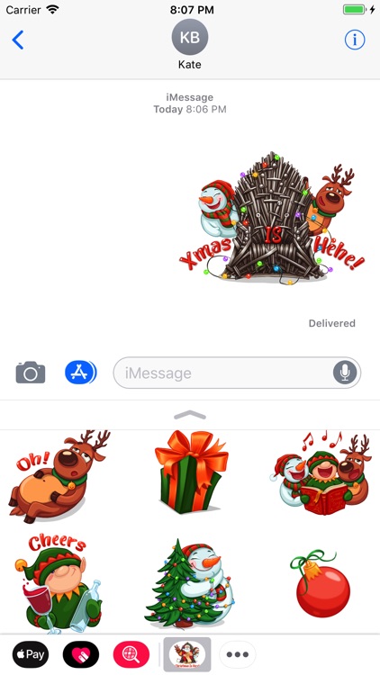 Christmas Spirit Sticker Pack screenshot-3
