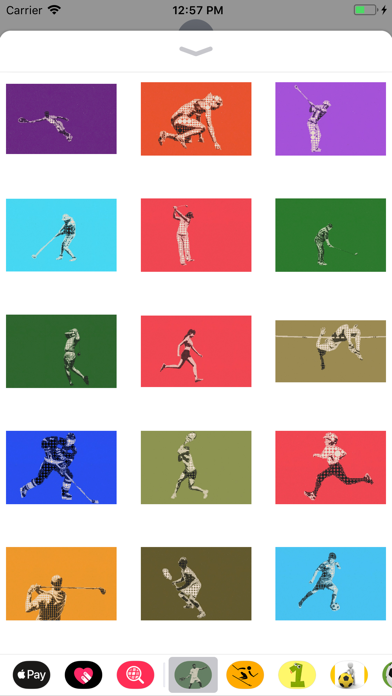 Athlete Pictogram Sticker Pack screenshot 4