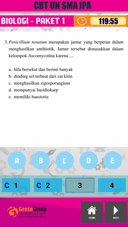 Simulasi CBT UN SMA IPA screenshot-3
