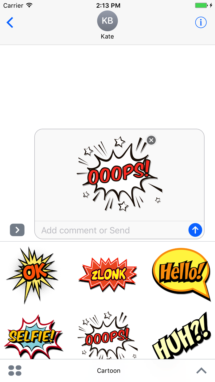 Smashing Cartoon Stickers
