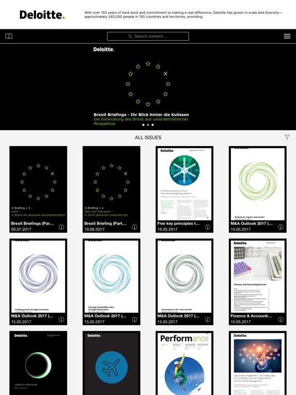iPad Image of Deloitte Publikationen