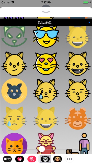 Cute Kitty Cat Stickers screenshot 2