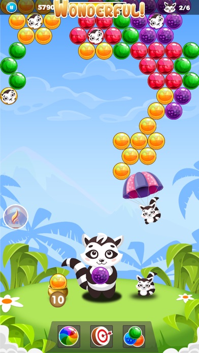 Raccoon Rescue -Bubble Shooter screenshot 4