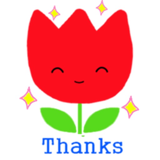 Cute Flower Emoji Sticker icon