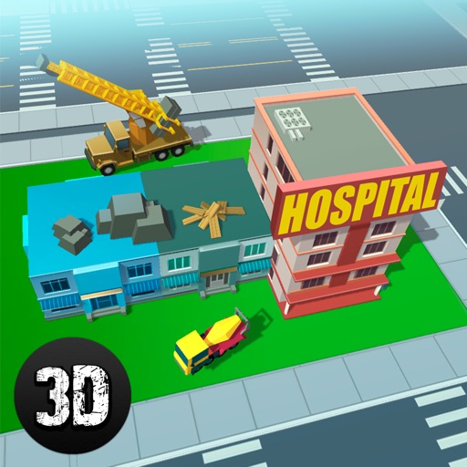 Block City Hospital Building Simulator icon