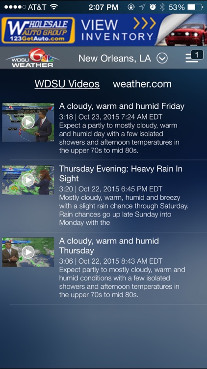 WDSU Exact Weather screenshot-3