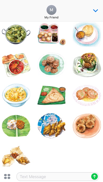 Indian food stickers screenshot 3