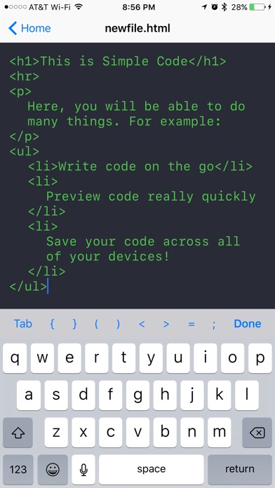Simple Code screenshot 4