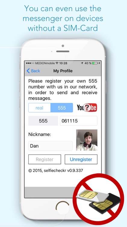 SelfieCheckr E2E Messenger screenshot-3