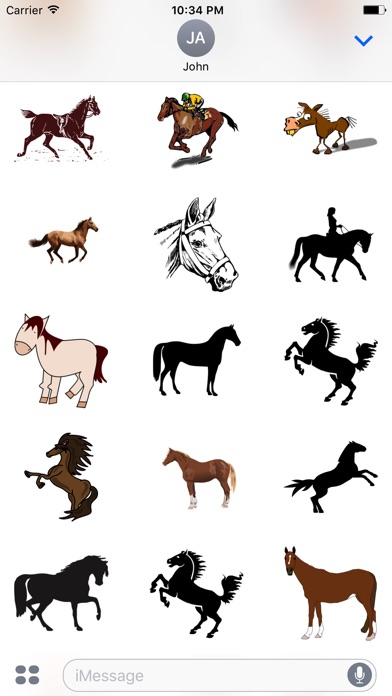 Majestic Horse Stickers screenshot 3