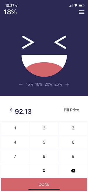 Smiley Tip - Tip Calculator